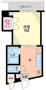 安斉ビル【4階】の間取り