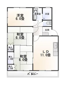 望月マンション【3階】の間取り