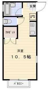 ベック【2階】の間取り