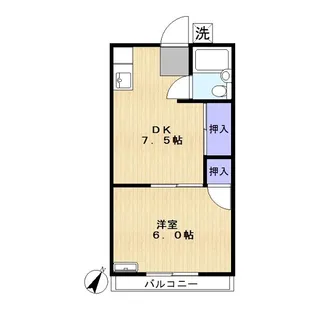 ダイゴハイツ【1階】の間取り