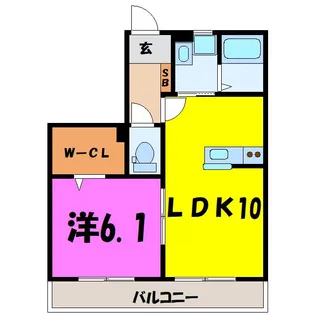 グレースコート【2階】の間取り