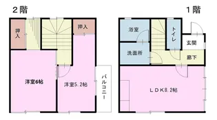 神奈川県小田原市久野【一戸建】の間取り