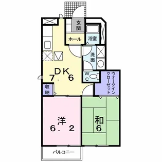 サンセール【1階】の間取り