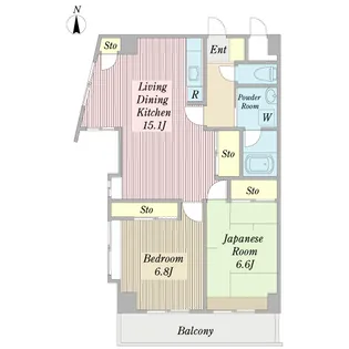 プロシードK2【5階】の間取り