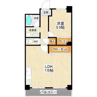 ソラーナ土浦【4階】の間取り