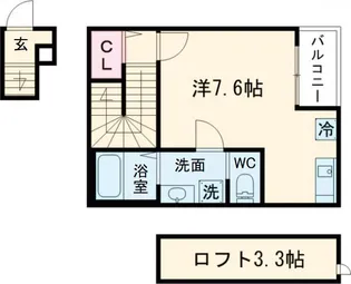 あんしん+日置荘西町08-2012【2階】の間取り