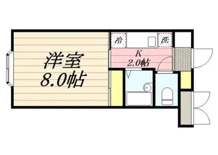 1Kの間取り画像