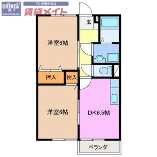 ハイツビレッジコート【1階】の間取り