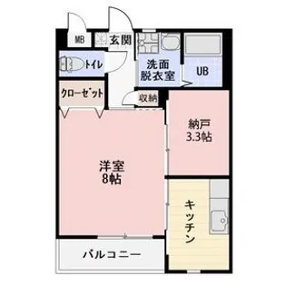 ブランドール【2階】の間取り
