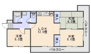 コーポラス【1階】の間取り
