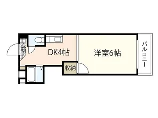 エオス舟入【7階】の間取り