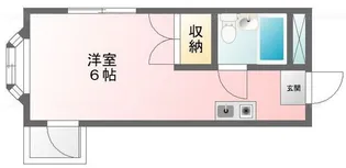 ベルハイム医大東【2階】の間取り