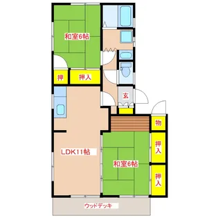 ベッセルMori【1階】の間取り
