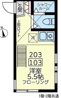 神奈川県横浜市西区境之谷【アパート】の間取り