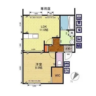 ウィルモア協和 I【2階】の間取り