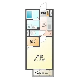 サンモール小森【1階】の間取り