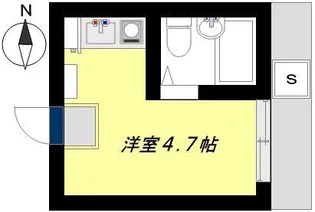 リエール明大前【1階】の間取り