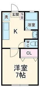 マウンテンVII【2階】の間取り
