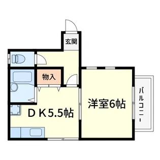 北藤ハイツ【1階】の間取り