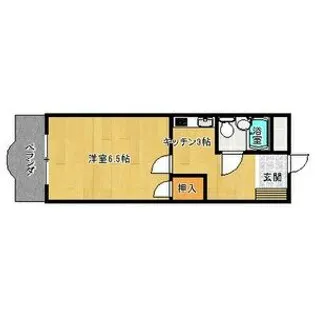 スカイランド桔梗野【2階】の間取り