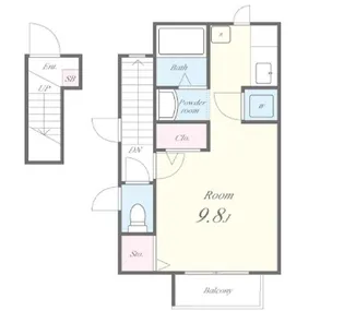 フォレスト江井島【2階】の間取り