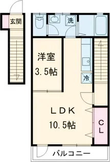 サウンドフェザー【2階】の間取り