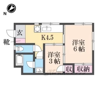 コーポ華【3階】の間取り