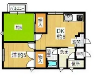 シティコート藤枝【1階】の間取り