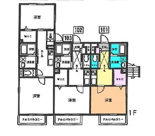 ピーチフォレスト【2階】の間取り