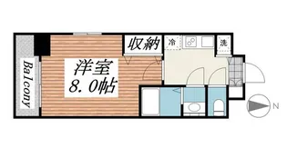 メゾン・ド・ヴィレ浅草橋【1階】の間取り