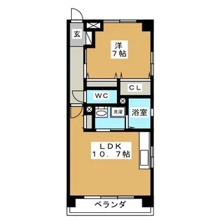 鷹羽【2階】の間取り