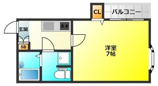 セブンハウス井尻【1階】の間取り