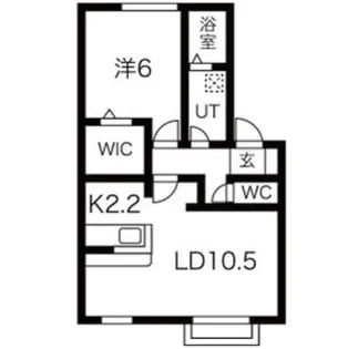 ピュア江南【2階】の間取り