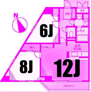 ベルメゾン横浜【3階】の間取り