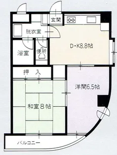 パークサイド幸町【3階】の間取り