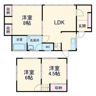 神奈川県横須賀市二葉2【一戸建】の間取り