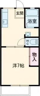 大森ハイツA【1階】の間取り