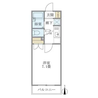 東京都新宿区市谷柳町【マンション】の間取り