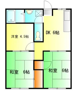 フォーブル酒匂C【1階】の間取り
