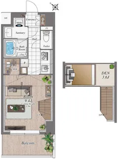 THE ARCTURUS SPICA【1階】の間取り