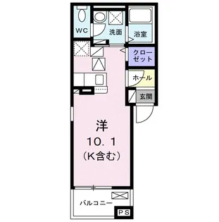 神奈川県小田原市堀之内【アパート】の間取り