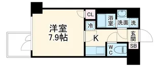 RISING STAGE【3階】の間取り