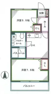 第10シュベルニー【3階】の間取り