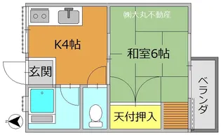 シティハイム綾瀬【2階】の間取り