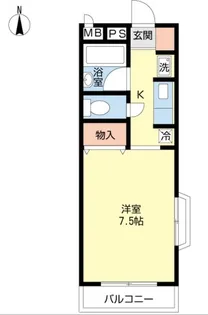 グリーンティアラ【1階】の間取り