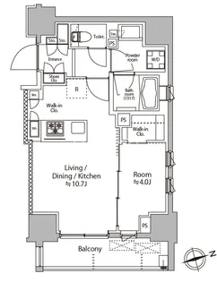 ルジェンテ本郷三丁目【8階】の間取り