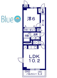 グランベール湘南【2階】の間取り