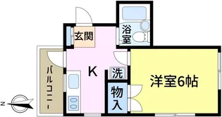 川口コーポ【3階】の間取り