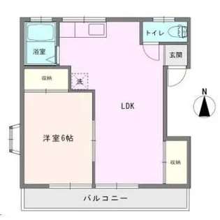南ハイツ【2階】の間取り