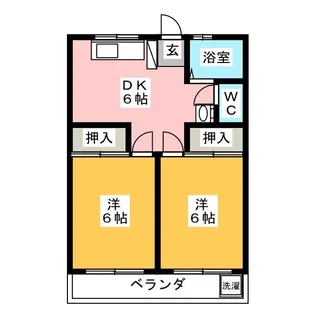 コートハウス大泉【1階】の間取り